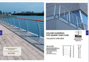 床または階段用のヴィラケーブル手すり用のモダンなデザインのステンレス鋼ケーブルおよびワイヤー手すり - Product Image 2