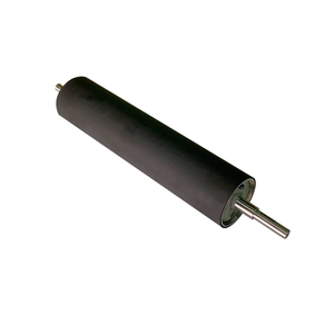 Piezas de aluminio mecanizadas CNC personalizadas, transportador de eje largo, rodillo tensor de PU con tipo de perforación central de acero inoxidable - Product Image 3