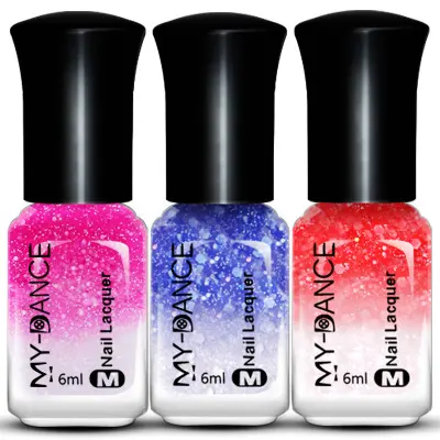 MYDANCE — vernis à ongles Gel, couleur magique, changement de température, 30 couleurs