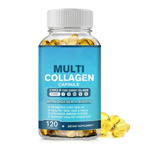 Factory Supply <strong>Multi</strong> <strong>Collagen</strong> Softgels with Biotin Supports Skin Hair Nails &amp; Joint Health, 120 Count Dietary <strong>Supplement</strong> - Product Image 1