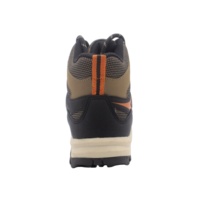 Yüksek üst yuvarlak ayak erkek Sneakers kaymaz yürüyüş botları spor ayakkabı yuvarlak tasarım ve kayma direnci özelliği ile