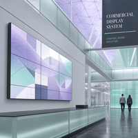 Layar Video Wall LCD Industri 46 Inci Bezel 0.88mm Layar Sambung 24/7 Panel IPS Kecerahan 700cd/m Garansi 2 Tahun untuk Hemat Energi
