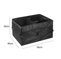 Boîte de rangement pour véhicule pliable siège arrière organisateur de voiture stockage de coffre de voiture pliable Auto camions boîte de rangement de cargaison
