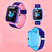 Montre connectée pour enfant Q12 avec carte SIM 2G, fonction téléphone, suivi LBS, appel SOS, caméra, étanche, pour garçon et fille, pour la communication