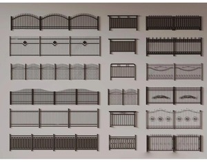 Hàng rào thép chất lượng cao hàng rào sắt rèn phong cách đa dạng phù hợp với các kịch bản khác nhau - Product Image 5