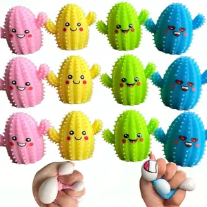 Hot Selling Vent Toys Stress Relief Squeeze Balls creativity cactus design squishy toys