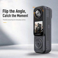 Videocamera d'Azione 4K con Angolo Ampio 130° °   Obiettivo con EIS e App WiFi per Registrazioni di Sport, Viaggi, Moto e Avventure