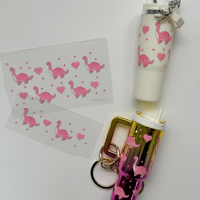 Porte-clés personnalisé en forme de mini-gobelet, enveloppes en PVC imperméables, transfert UV DTF pour gobelets, étiquettes PET, autocollants pour imprimante, autocollants de motel