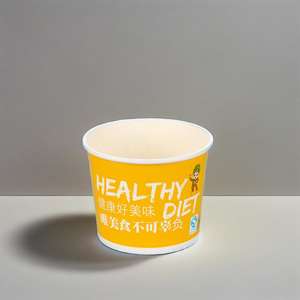 Prix de gros Gobelets en papier thermoscellés grand format 8OZ 12OZ 16OZ 18OZ 25OZ pour bouillie et soupes chaudes - Product Image 5