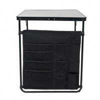 Fabricants de tables pliantes portables d'extérieur de haute qualité et tables pliantes d'extérieur de haute qualité avec poche latérale