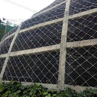 Clôture en treillis métallique Gabion, barrière anti-chute de pierres, treillis en corde tressée, fil d'acier haute résistance, treillis de protection pour pentes