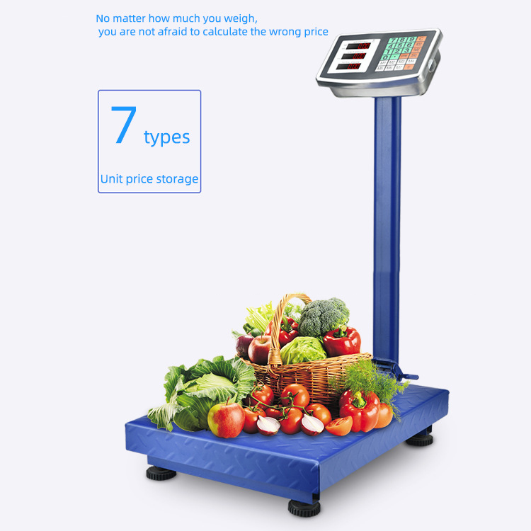 TCS 100kg electronic platform scales professional for floor weighing industrial 150kg digital platform scale