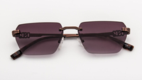 Lunettes de soleil sans monture, protection UV400, confortables, personnalisées, avec diamants incrustés, de forme carrée, unisexes, pour la conduite estivale, la pêche