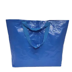 Hot selling Cheap Fashion Recyclable polypropylene Shopping Bopp Laminated Recycled pp woven bag with logo