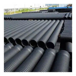 Tubería de Drenaje Reforzada en Espiral de HDPE Krah, de Gran Diámetro, para Alcantarillado - Product Image 1