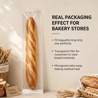 Bolsa Plana de Plástico Transparente de Alta Calidad, Bolsa Microperforada OPP para Venta al por Mayor en Supermercados