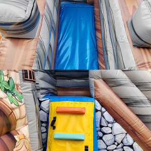 <span class=keywords><strong>Château</strong></span> gonflable médiéval avec toboggan, thème chevalier, pour location événementielle et fêtes d'enfants - Product Image 6