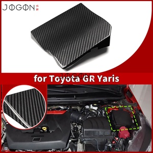 Cache de protection de batterie pour compartiment moteur de voiture en fibre de carbone véritable pour <span class=keywords><strong>Toyota</strong></span> GR <span class=keywords><strong>Yaris</strong></span> 2025 2026, garniture de protection de boîtier de <span class=keywords><strong>fusibles</strong></span> moteur - Product Image 2