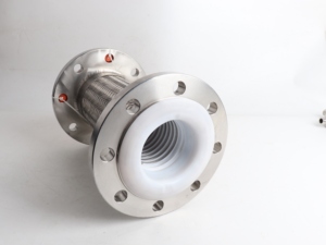 Mặt bích lót PTFE thép không gỉ ống kim loại PTFE Ống sóng ống chống ăn mòn ống kim loại kích thước đầy đủ - Product Image 5