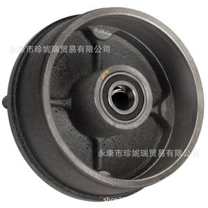 Support de montage en fonte à 4 trous pour moyeu de frein à tambour arrière Big Bull ATV, pièce de rechange pour moto tout-terrain - Product Image 1