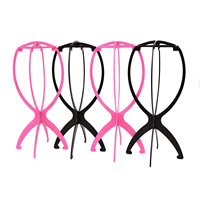 Support de perruque en plastique et présentoir pour postiche étagère pour perruque et accessoires d'extension de cheveux