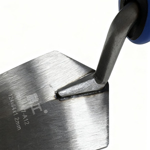 Xinzhi Penggong Brick Trowel 124x65x12mm Carbon Steel Flat Blade For Bricklaying And Landscaping - Product Image 1