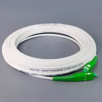 Câble de raccordement optique intérieur FTTH, cordon de brassage optique monomode simple/duplex SC/APC UPC 3M 5M 10M, vente en gros usine 0.9mm 2mm