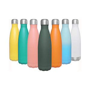 Custom 500Ml Colorful Double Wall Vacuum Insulated Travel Stainless Steel Cola Water Bottle <b>Tea</b> <b>Infuser</b> 12-24 Hours Thermal - Product Image 6