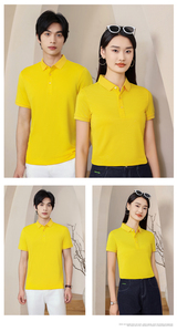 Polo de Manga Corta para Hombre, Color Rojo Sólido, Diseño con Botones, Largo Regular, Estilo Casual, Tejido Oxford de Algodón Transpirable - Product Image 2