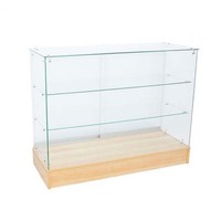 Vitrine en verre blanc Mdf sur mesure pour magasin de vente de téléphones portables