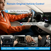 Boîte Ai CarPlay portable, dongle sans fil Android Auto, adaptateur de streaming Netflix/Youtube, lien miroir pour téléphone, GF-425, garantie 1 an