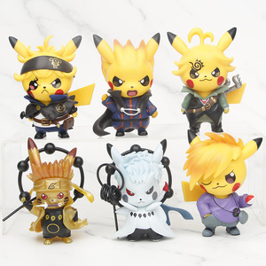 Figura de Acción de Anime al por Mayor con Envío Negociable, 6 Estilos, Figura de Pikachu, Modelo Coleccionable - Product Image 1