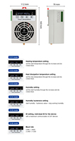 220V AC dispositif de contrôle intelligent de l'humidité armoire électrique déshumidificateur armoire industrielle sèche panneau de commande absorbeur d'humidité