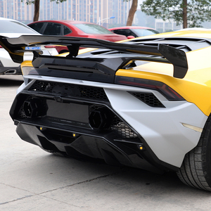Kit de carrocería con guardabarros trasero de fibra de carbono para Lamborghini Huracan LP580/610, actualización de parachoques trasero, modificación de coche, 2014-2023 - Product Image 3