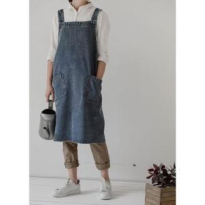 Logo personalizzato nordico cucina arte giapponese Cowboy grembiule caffetteria <span class=keywords><strong>tè</strong></span> latte abiti <span class=keywords><strong>da</strong></span> lavoro <span class=keywords><strong>sala</strong></span> ristorante - Product Image 4
