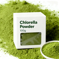 Poudre de spiruline et de chlorelle biologique en gros, personnalisable, extrait de chlorelle, poudre de chlorelle biologique