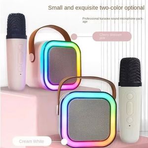 Custom Logo Portable Karaoke <strong>Speaker</strong> with 2 Wireless <strong>Microphone</strong> for Singing K12 <strong>Microphone</strong> Home KTV <strong>Microphone</strong> Karaoke <strong>Speaker</strong> - Product Image 3