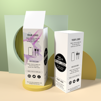 Boîtes d'emballage personnalisées en papier kraft recyclé pour gobelets, mugs et bouteilles d'eau, idéales pour l'expédition et la présentation en gros