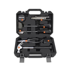Professional 12 In 1 Household Hand Tools Set Box Multi-function Toolbox Toolkit