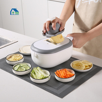 Cortador de verduras Manual multifunción, pelador de zanahorias, rallador de cebolla con cesta de drenaje, gran oferta de Amazon