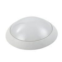 Plafonnier LED d'urgence rond SKD étanche et anti-poussière IP54 IK10 à montage en surface pour situations d'urgence incendie
