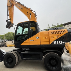 Excavadora de ruedas Hyundai 210 W-9T Hyundai, excavadora usada Hyundai 210, excavadora de ruedas 210W-7 210 en Shanghai, China, Corea del Sur - Product Image 4