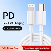Nouvel adaptateur USB-C PD rapide 20W pour chargeur iPhone, câble de données USB-C vers Lightning, chargeurs pour iPhone 14 13 12