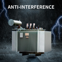 Transformador de Potencia Trifásico Compacto Montado en Poste, con Bobina de Aluminio, Toroidal, Sumergido en Aceite, 100kVA, para Redes Rurales y Uso Comercial
