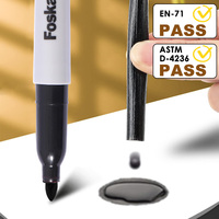 Rotulador Permanente a Base de Aceite para Escribir en la Mayoría de las Superficies, Rotulador Impermeable de Primera Calidad en Colores Vivos para Colorear