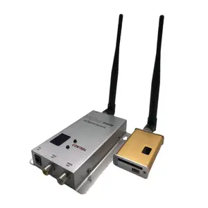 FPV 1.2GHz 5W लघु वीडियो प्रेषक ग्राफिक संचरण वायरलेस वीडियो ट्रांसमीटर और रिसीवर