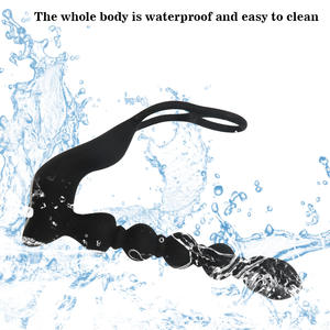 Massaggiatore prostatico telecomandato Pull perline prodotto per adulti sfintere anale in alluminio - Product Image 4