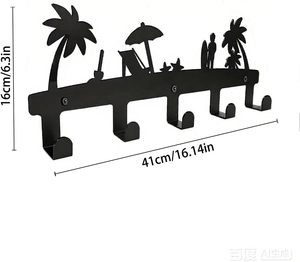 Custom Laser Cutting Stainless Steel <b>Door</b> Hanging <b>Over</b> <b>the</b> <b>Door</b> Cloth <b>Hook</b> Towel Wall Rack - Product Image 3