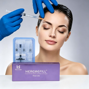 Heremefill 1ml Gel de comblement dermique HA profond pour la réduction des rides nasogéniennes, le repulpage des lèvres et l'anti-âge, <span class=keywords><strong>injection</strong></span> avec 24mg d'HA - Product Image 1