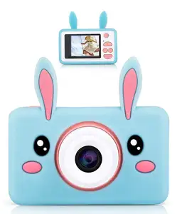 2,0 дюймов IPS экран Цифровая детская камера животных с играми видео 2000 Вт фотографии для детей камеры